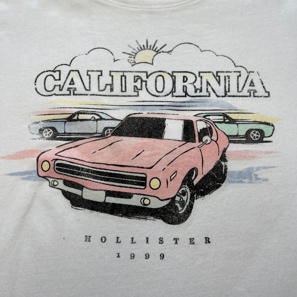 Hollister California Tee 1999 White Short Sleeve Tee Small